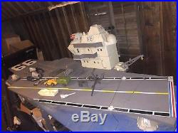 Vintage 1985 GI Joe Aircraft Carrier Playset USS Flagg Vintage 1985 GI Joe Aircraft Carrier Playset USS Flagg