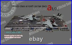 08 hangar 1/72 Nimitz class aircraft carrier deck ALL module A finished
