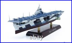 1/1000 WWII US Aircraft Carrier Ticonderoga-class Cruiser CV-14 Model Toy Withbase