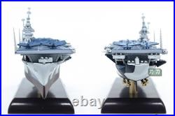 1/1000 WWII US Aircraft Carrier Ticonderoga-class Cruiser CV-14 Model Toy Withbase