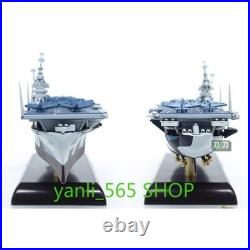 1/1000 WWII US Aircraft Carrier Ticonderoga-class Cruiser CV-14 Model Toy Withbase