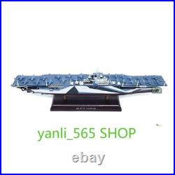 1/1000 WWII US Aircraft Carrier Ticonderoga-class Cruiser CV-14 Model Toy Withbase