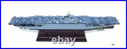 1/1000 WWII US aircraft carrier USS Essex CV-9 Model Ornament Gift Withbase
