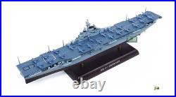 1/1000 WWII US aircraft carrier USS Essex CV-9 Model Ornament Gift Withbase