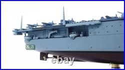1/1000 WWII US aircraft carrier USS Essex CV-9 Model Ornament Gift Withbase