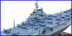 1/1000 WWII US aircraft carrier USS Essex CV-9 Model Ornament Gift Withbase