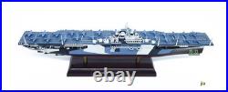 1/1000 WWII US aircraft carrier USS Franklin CV-13 Model Ornament Gift Withbase