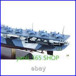 1/1000 WWII US aircraft carrier USS Franklin CV-13 Model Ornament Gift Withbase