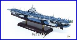 1/1000 WWII US aircraft carrier USS Franklin CV-13 Model Ornament Gift Withbase