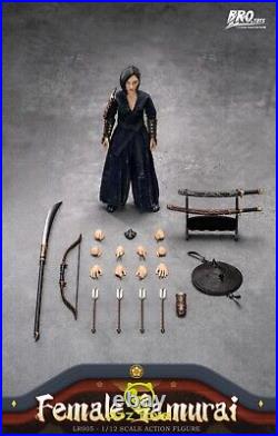 1/12 Brotoys Action Figure 6 Female Samurai Warrior LR005 In Stock