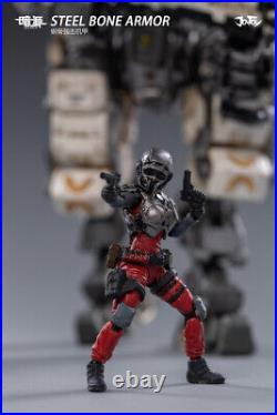 1/25 Scale JOYTOY JT0685 Steel Bone Armor Soldier Action Figure Collectible