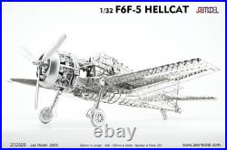 1/32 US NAVY WWII Carrier Fighter F6F-5 Hellcat PE Model JasModel 202326 1/32 US NAVY WWII Carrier Fighter F6F-5 Hellcat PE Model JasModel 202326