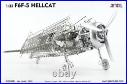 1/32 US NAVY WWII Carrier Fighter F6F-5 Hellcat PE Model JasModel 202326 1/32 US NAVY WWII Carrier Fighter F6F-5 Hellcat PE Model JasModel 202326