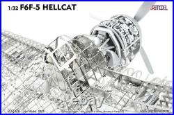 1/32 US NAVY WWII Carrier Fighter F6F-5 Hellcat PE Model JasModel 202326 1/32 US NAVY WWII Carrier Fighter F6F-5 Hellcat PE Model JasModel 202326