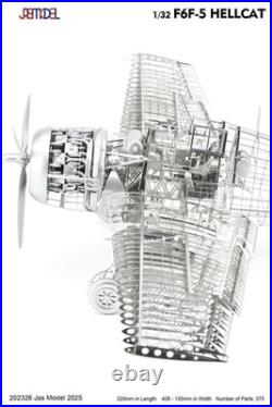 1/32 US NAVY WWII Carrier Fighter F6F-5 Hellcat PE Model JasModel 202326 1/32 US NAVY WWII Carrier Fighter F6F-5 Hellcat PE Model JasModel 202326