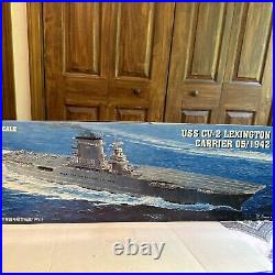 1/350 Boat Model USS Lexington CV2 Aircraft Carrier 05/1942 Trumpeter 05608