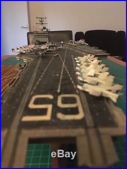 1/350 Built USS Enterprise CVN 65 Aircraft Carrier Highly Detailed