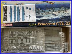 1/350 DRAGON U. S. S. Princeton CVL-23 Model Kit #1055 Smartkit, NOS