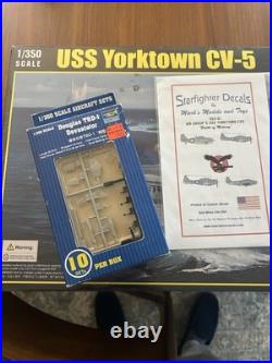 1/350 I Love Kit #65301 USS Yorktown CV-5 Aircraft Carrier Model Kit New PLUS+++