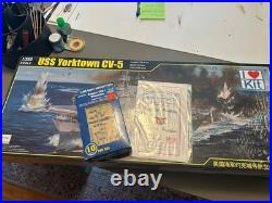 1/350 I Love Kit #65301 USS Yorktown CV-5 Aircraft Carrier Model Kit New PLUS+++