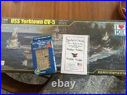 1/350 I Love Kit #65301 USS Yorktown CV-5 Aircraft Carrier Model Kit New PLUS+++
