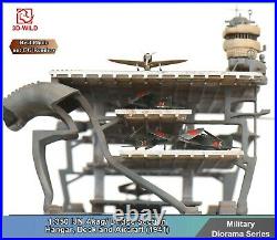 1/350 IJN Akagi Aircraft Carrier Bridge Section Hangar & Deck Finished Diorama