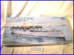 1/350 Trumpeter US Navy First Aircraft Carrier USS Langley AV-3 Kit # 5632 1/350 Trumpeter US Navy First Aircraft Carrier USS Langley AV-3 Kit # 5632