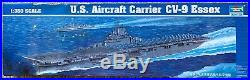 1/350 USS CV-9 Essex aircraft carrier model kit plus PE detail ship & planes
