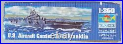 1/350 USS Franklin CV-13 Aircraft Carrier 1944 Trumpeter #05604 Fact. Seal MISB