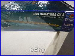 1/350 Uss Saratoga Cv-3 Aircraft Carrier Ship Model Kit