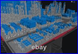 1/ 350 island structure of U S Essex-Class Aircraft Carriers Unpainted 1/ 350 island structure of U S Essex-Class Aircraft Carriers Unpainted