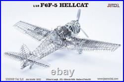 1/48 US NAVY WWII Carrier Fighter F6F-5 Hellcat PE Model Ver 2.0 JasModel 202006