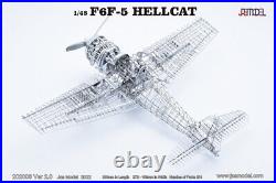 1/48 US NAVY WWII Carrier Fighter F6F-5 Hellcat PE Model Ver 2.0 JasModel 202006