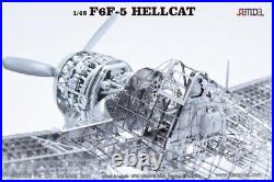 1/48 US NAVY WWII Carrier Fighter F6F-5 Hellcat PE Model Ver 2.0 JasModel 202006