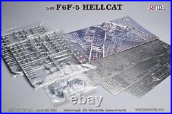 1/48 US NAVY WWII Carrier Fighter F6F-5 Hellcat PE Model Ver 2.0 JasModel 202006