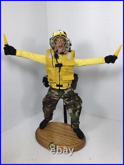1/6 Custom Us Navy Carrier Vfa-41 Flight Control Deck Crew Officer F-18 F-14 DID 1/6 Custom Us Navy Carrier Vfa-41 Flight Control Deck Crew Officer F-18 F-14 DID