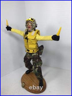 1/6 Custom Us Navy Carrier Vfa-41 Flight Control Deck Crew Officer F-18 F-14 DID 1/6 Custom Us Navy Carrier Vfa-41 Flight Control Deck Crew Officer F-18 F-14 DID