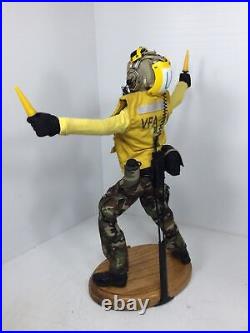 1/6 Custom Us Navy Carrier Vfa-41 Flight Control Deck Crew Officer F-18 F-14 DID 1/6 Custom Us Navy Carrier Vfa-41 Flight Control Deck Crew Officer F-18 F-14 DID