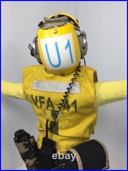 1/6 Custom Us Navy Carrier Vfa-41 Flight Control Deck Crew Officer F-18 F-14 DID 1/6 Custom Us Navy Carrier Vfa-41 Flight Control Deck Crew Officer F-18 F-14 DID