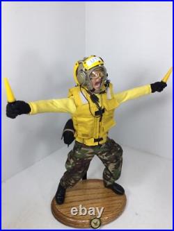 1/6 Custom Us Navy Carrier Vfa-41 Flight Control Deck Crew Officer F-18 F-14 DID 1/6 Custom Us Navy Carrier Vfa-41 Flight Control Deck Crew Officer F-18 F-14 DID