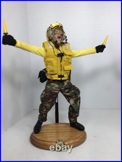 1/6 Custom Us Navy Carrier Vfa-41 Flight Control Deck Crew Officer F-18 F-14 DID 1/6 Custom Us Navy Carrier Vfa-41 Flight Control Deck Crew Officer F-18 F-14 DID