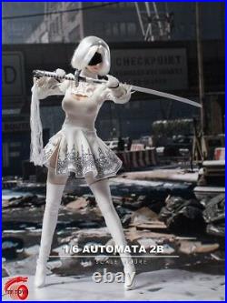 1/6 Female Girl Doll Clothing Suit Fit 12 NIER AUTOMATA YoRHa 2B Action Figure
