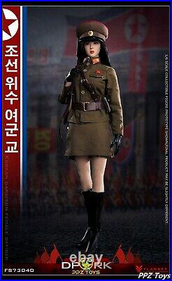 1/6 Flagset Military Action Figure Korean Garrison Female Officer DPRK 73040