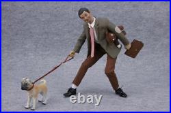 1/6 Mr. On Dog Sir Rowan Atkinson 12inches Action Figure Toy With Dog