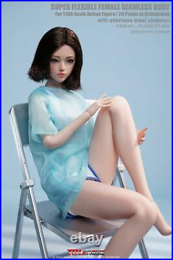 1/6 Scale TBLeague S44 Female Flexible Pale Skin Small Bust Seamless Body Model