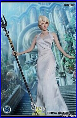 1/6 Super Duck Acction Figure Female Fantasy Princess Clothes Set withHead SET062