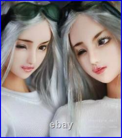 1/6 customized Silver Hair Head Sculpt Fit 12'' TTL CG HT OB Figure
