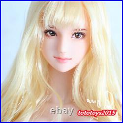1/6 ob27 Beauty Girl Long Hair Head Sculpt Fit 12'' Female PH UD LD Figure Body