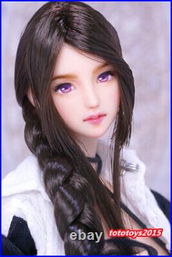 1/6 obitsu Beauty Girl Head Sculpt Long Hair Fit 12'' PH UD LD Figure Body Toys