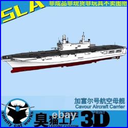 1/600 Italian aircraft carrier Cavour Unpainted Model Kit 3D Printed